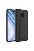CEPCASE    Xiaomi Redmi Note 9S Kılıf Standlı Kamera Çıkıntılı Gövdeyi Tam Saran Deri Dokulu Tam Uyumlu - 2