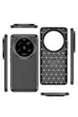 CEPCASE    Xiaomi Mi 14 Ultra Kılıf Karbon Fiber Tasarım Ultra Slim Lüx Görünüm Silikon Kapak - 3