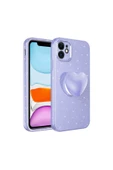 CEPCASE    Apple iPhone 11 Kılıf Kamera Korumalı Simli Renkli Yüzey Lüks Kapak Tam Koruma - 1