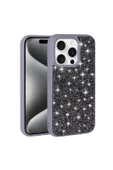 CEPCASE    Apple  iPhone 15 Pro Max Kılıf Diamond Pırıltılı Parlak Sağlam Koruma Shiny Stone Kapak thumbnail 2