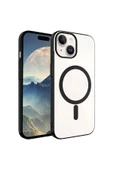 CEPCASE    Apple  iPhone 15 Kılıf Wireless Şarj Özellikli Mıknatıslı Magsafe Sert Slim Kapak thumbnail 2