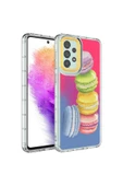 CEPCASE    Samsung Galaxy A23 Kılıf Kamera Korumalı Colourful Desenli Hard Silikon Summer Style Kapak - 1