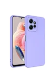 CEPCASE    Xiaomi Redmi Note 12 4G Kılıf Lansman Model Kadife İç Tasarım Soft Mat Yüzey Silikon Kapak thumbnail 1