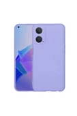 CEPCASE    Oppo A96 4G Kılıf Lansman Model Kadife İç Tasarım Soft Mat Yüzey Silikon Kapak - 2