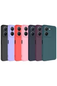CEPCASE    Vivo Y36 4G Kılıf Lansman Model Kadife İç Tasarım Soft Mat Yüzey Silikon Kapak - 3