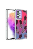 CEPCASE    Samsung Galaxy A73 Kılıf Kamera Korumalı Colourful Desenli Hard Silikon Summer Style Kapak thumbnail 1