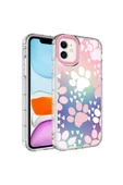 CEPCASE    Apple iPhone 11 Kılıf Kamera Korumalı Colourful Desenli Hard Silikon Summer Style Kapak - 2