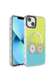 CEPCASE    Apple  iPhone 14 Kılıf Kamera Korumalı Colourful Desenli Hard Silikon Summer Style Kapak thumbnail 2