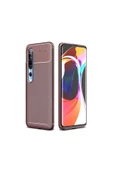 CEPCASE    Xiaomi Mi 10 Kılıf Karbon Fiber Tasarım Ultra Slim Lüx Görünüm Silikon Kapak thumbnail 2