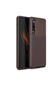 CEPCASE    Huawei P30 Kılıf Karbon Fiber Tasarım Ultra Slim Lüx Görünüm Silikon Kapak thumbnail 2