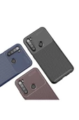 CEPCASE    Xiaomi Redmi Note 8T Kılıf Karbon Fiber Tasarım Ultra Slim Lüx Görünüm Silikon Kapak thumbnail 5