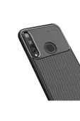 CEPCASE    Huawei P40 Lite E Kılıf Karbon Fiber Tasarım Ultra Slim Lüx Görünüm Silikon Kapak - 5