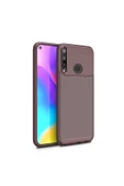 CEPCASE    Huawei P40 Lite E Kılıf Karbon Fiber Tasarım Ultra Slim Lüx Görünüm Silikon Kapak - 1