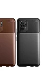 CEPCASE    Xiaomi Redmi Note 10 Kılıf Karbon Fiber Tasarım Ultra Slim Lüx Görünüm Silikon Kapak thumbnail 4