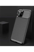 CEPCASE    Apple iPhone 11 Pro Max Kılıf Karbon Fiber Tasarım Ultra Slim Lüx Görünüm Silikon Kapak - 5