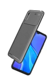 CEPCASE    Xiaomi Redmi 9A Kılıf Karbon Fiber Tasarım Ultra Slim Lüx Görünüm Silikon Kapak - 3