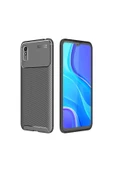 CEPCASE    Xiaomi Redmi 9A Kılıf Karbon Fiber Tasarım Ultra Slim Lüx Görünüm Silikon Kapak - 1