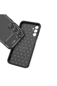 CEPCASE    Samsung Galaxy S23 Kılıf Karbon Fiber Tasarım Ultra Slim Lüx Görünüm Silikon Kapak - 4