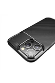 CEPCASE    Apple iPhone 13 Pro Kılıf Karbon Fiber Tasarım Ultra Slim Lüx Görünüm Silikon Kapak thumbnail 4