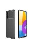 CEPCASE    Samsung Galaxy M52 Kılıf Karbon Fiber Tasarım Ultra Slim Lüx Görünüm Silikon Kapak thumbnail 1