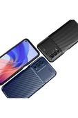 CEPCASE    Oppo A55 4G Kılıf Karbon Fiber Tasarım Ultra Slim Lüx Görünüm Silikon Kapak thumbnail 4