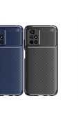 CEPCASE    Xiaomi Poco M4 Pro 5G Kılıf Karbon Fiber Tasarım Ultra Slim Lüx Görünüm Silikon Kapak thumbnail 3
