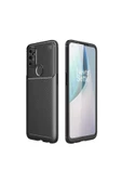 CEPCASE    One Plus Nord N100 Kılıf Karbon Fiber Tasarım Ultra Slim Lüx Görünüm Silikon Kapak thumbnail 1