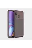 CEPCASE    Samsung Galaxy A10S Kılıf Karbon Fiber Tasarım Ultra Slim Lüx Görünüm Silikon Kapak thumbnail 4