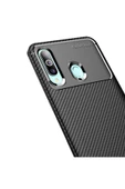 CEPCASE    Samsung Galaxy A20S Kılıf Karbon Fiber Tasarım Ultra Slim Lüx Görünüm Silikon Kapak thumbnail 6