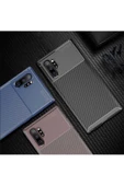 CEPCASE    Samsung Galaxy Note 10 Plus Kılıf Karbon Fiber Tasarım Ultra Slim Lüx Görünüm Silikon Kapak thumbnail 5