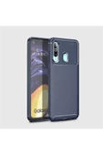 CEPCASE    Samsung Galaxy A20S Kılıf Karbon Fiber Tasarım Ultra Slim Lüx Görünüm Silikon Kapak thumbnail 2