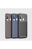 CEPCASE    Samsung Galaxy A20S Kılıf Karbon Fiber Tasarım Ultra Slim Lüx Görünüm Silikon Kapak thumbnail 4