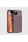 CEPCASE    Apple iPhone 11 Pro Max Kılıf Karbon Fiber Tasarım Ultra Slim Lüx Görünüm Silikon Kapak - 2