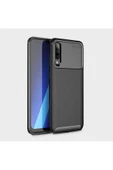 CEPCASE    Samsung Galaxy A70 Kılıf Karbon Fiber Tasarım Ultra Slim Lüx Görünüm Silikon Kapak thumbnail 4