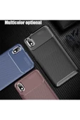 CEPCASE    Xiaomi Redmi 7A Kılıf Karbon Fiber Tasarım Ultra Slim Lüx Görünüm Silikon Kapak thumbnail 6