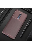 CEPCASE Oppo Reno Z Kılıf Karbon Fiber Tasarım Ultra Slim Lüx Görünüm Silikon Kapak - 1