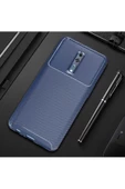CEPCASE Oppo Reno Z Kılıf Karbon Fiber Tasarım Ultra Slim Lüx Görünüm Silikon Kapak - 1