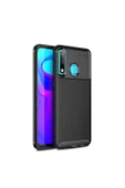 CEPCASE    Huawei P30 Lite Kılıf Karbon Fiber Tasarım Ultra Slim Lüx Görünüm Silikon Kapak thumbnail 2