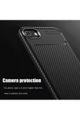 CEPCASE    Apple iPhone 8 Kılıf Karbon Fiber Tasarım Ultra Slim Lüx Görünüm Silikon Kapak thumbnail 6