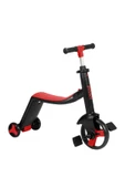 Çekirdek Zeka Boony Kırmızı Çocuk Scooter- Bisiklet 1 Ürün 3 Özellik 50 Kg Taşıma Kapasiteli - 5