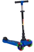 Winky Led Işıklı 3 Tekerli Katlanabilir 5-9 Yaş Arası Max 90 Kg Taşıma Kapasitesi 3 Kademeli Scooter - 1