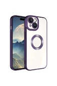 CEPCASE    Apple iPhone 15 Kılıf Kamera Korumalı Logo Gösteren New fashion Tam Kalıp Kapak thumbnail 1