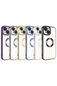 CEPCASE    Apple iPhone 15 Kılıf Kamera Korumalı Logo Gösteren New fashion Tam Kalıp Kapak thumbnail 3
