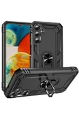 CEPCASE    Galaxy A24 Kılıf Standlı Magnet Mıknatıslı Yüzük Armored Zırhlı Kapak thumbnail 1