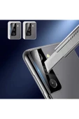 CEPCASE    Samsung Galaxy S21 Kamera Lens Koruyucu Net Görüntü Tak Yapıştır Tam Kapatan Kamera Cam thumbnail 5