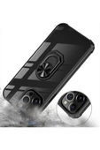 CEPCASE    Apple iPhone 13 Pro Kılıf Arka Şeffaf Köşe Ve Yüzük Renkli Darbeye Dayanıklı Sert Pc Kapak thumbnail 5