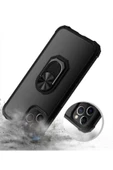 CEPCASE    Apple iPhone 12 Pro Max Kılıf Arka Şeffaf Köşe Ve Yüzük Renkli Darbeye Dayanıklı Sert Pc Kapak thumbnail 5