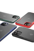CEPCASE    Apple iPhone 11 Pro Kılıf Matte Buzlu Arka Yüzey Darbe Emici Köşe Kamera Çıkıntı Airbag Kapak - 4