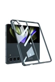 CEPCASE    Galaxy Z Fold 5 Kılıf Tam Kalıp Full Camlı Metal Görünüm Ultra Slim Tam Koruma Kapak thumbnail 2
