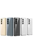 CEPCASE    Galaxy Z Fold 5 Kılıf Tam Kalıp Full Camlı Metal Görünüm Ultra Slim Tam Koruma Kapak thumbnail 6